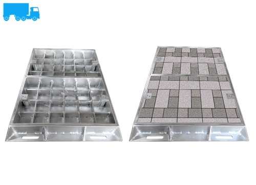 Stainless Steel Heavy Duty Telecom Recessed Manhole Cover & Frame(A1 Grade)